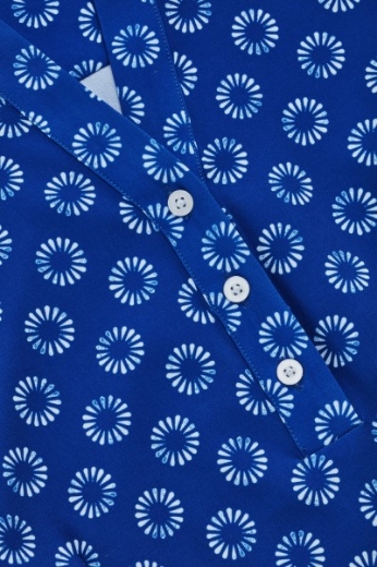 Picture of Bizcare Ladies Daisy Print Tunic Short Sleeve